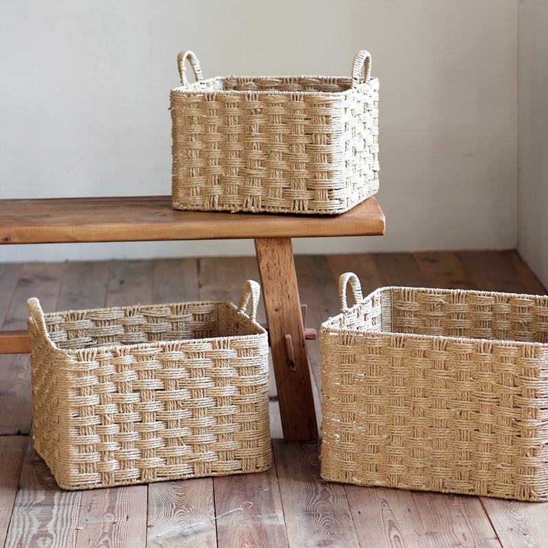 Handwoven storage basket Bowlift