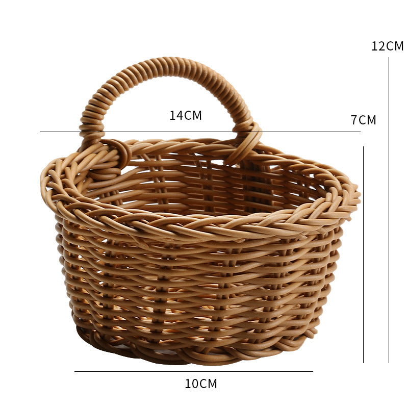 Handcrafted Eco-Friendly Woven Storage Basket Bowlift