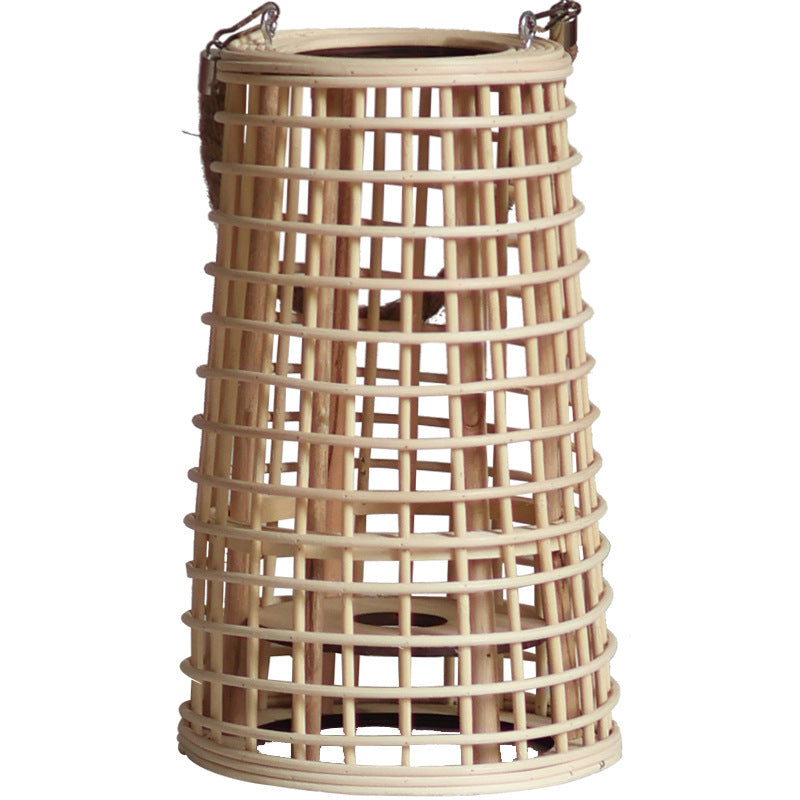 High-quality basket lamp in natural design Bowlift
