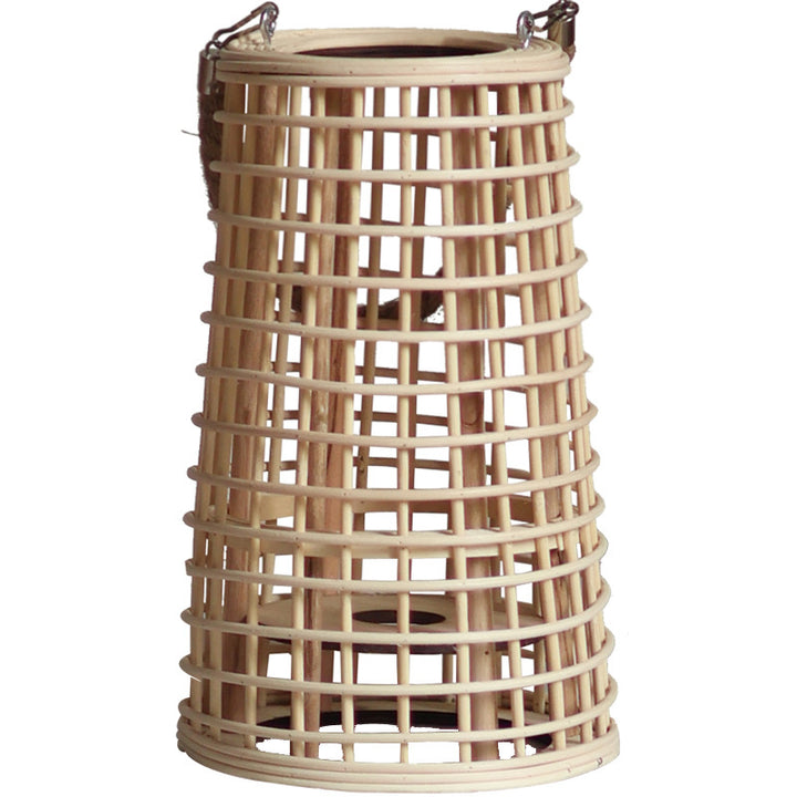 High-quality basket lamp in natural design Bowlift
