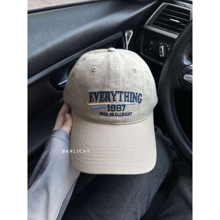 Men's Casual Embroidered Statement Baseball Cap Bowlift