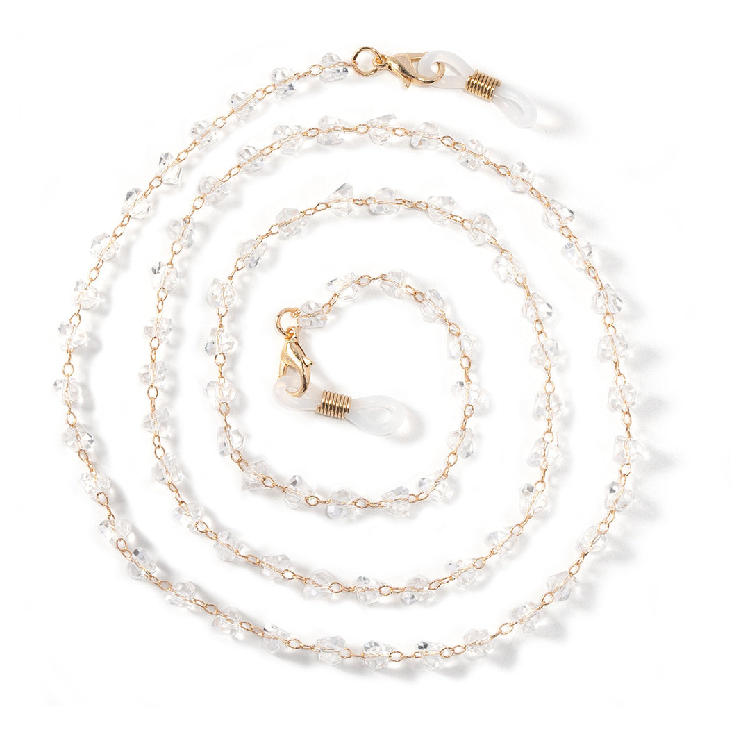 Chic Geometric Beaded Eyewear Holder Bowlift