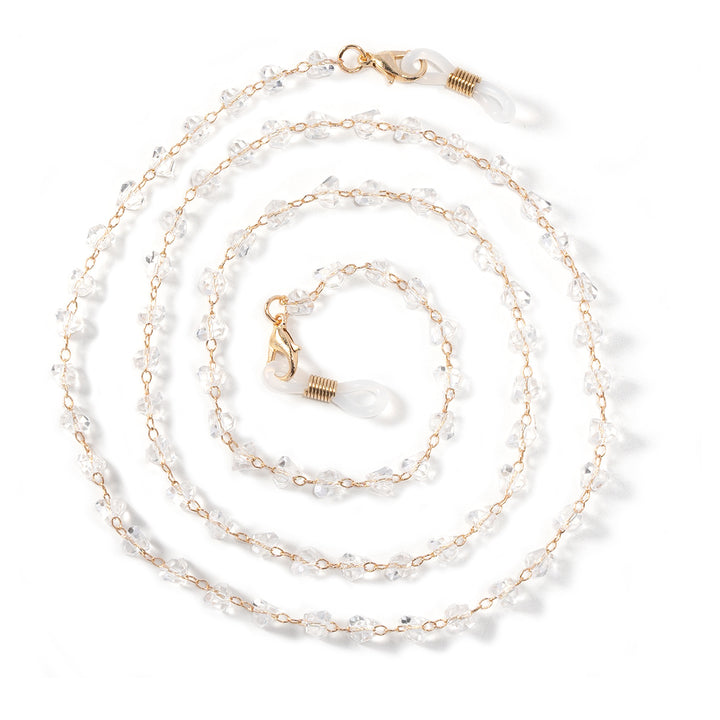 Chic Geometric Beaded Eyewear Holder Bowlift