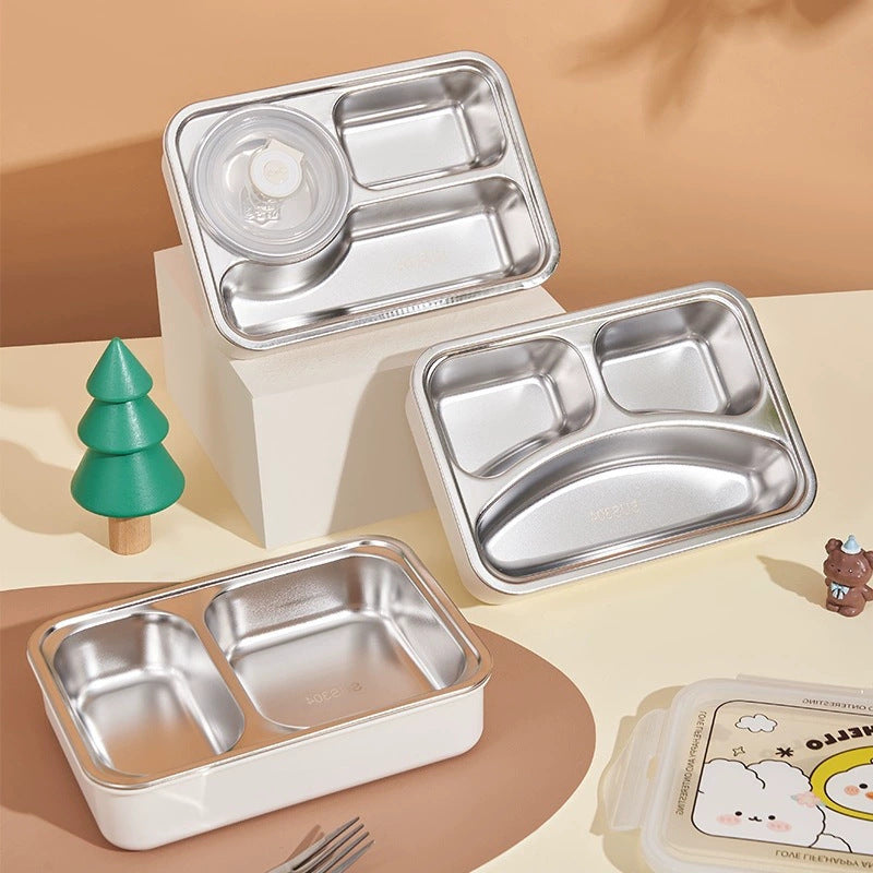 Multi-Compartment Stainless Steel Meal Prep Container