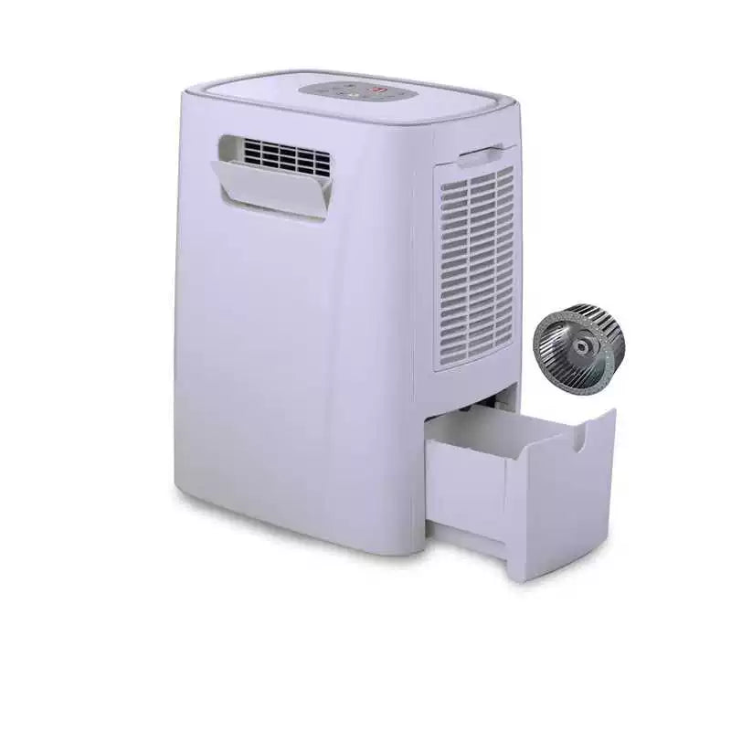 Unisex One Size mobile room cooling unit with automatic evaporative dehumidifier programmable digital thermostat Bowlift