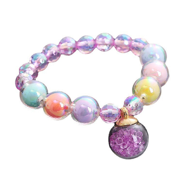Bracelet Made of Colorful Glass Beads Bowlift