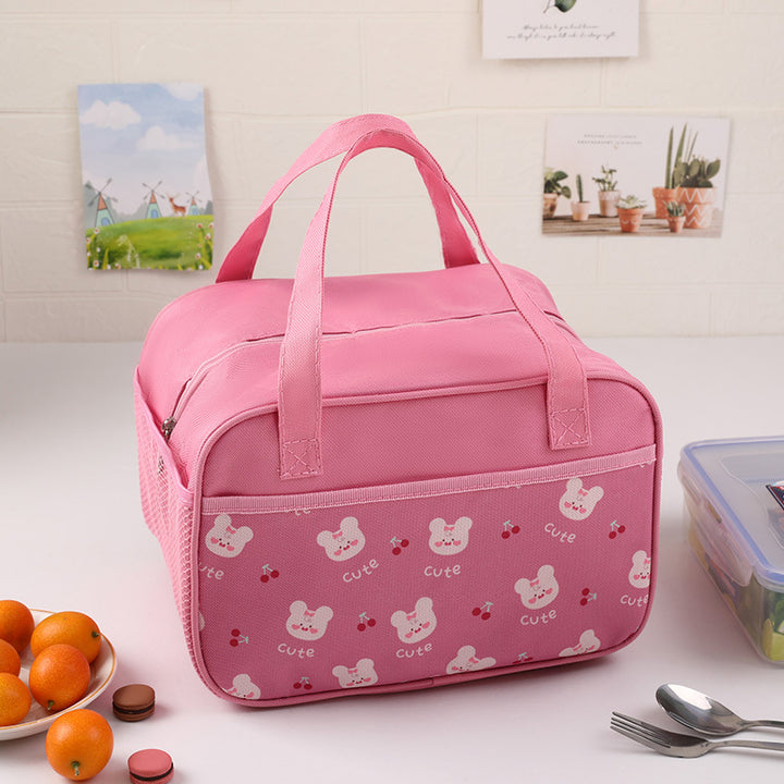 Cute Bear-Themed Insulated Lunch Bag Bowlift