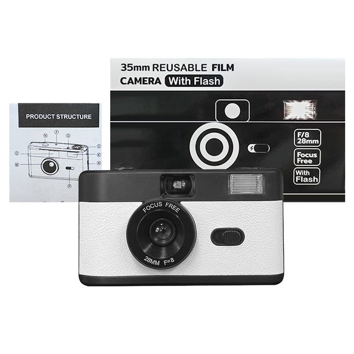 Reusable Film Camera with Flash Bowlift