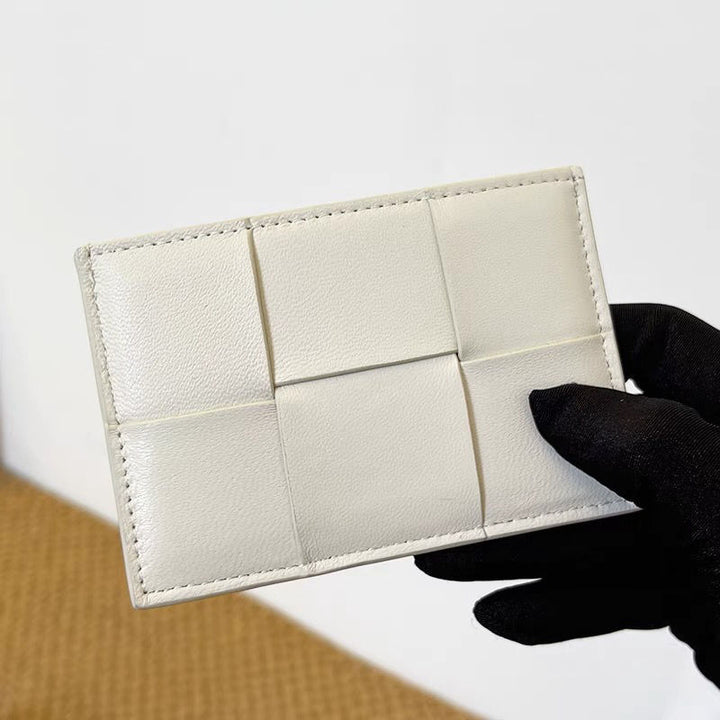 Premium Leather Textured Cardholder Bowlift