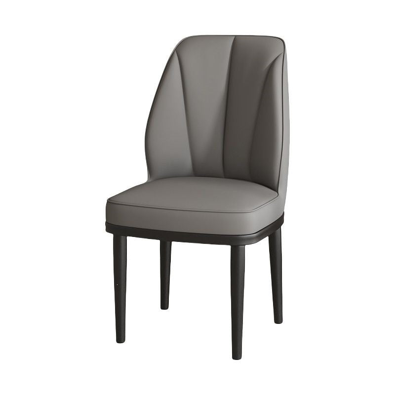 Contemporary High-Back Dining Chair Bowlift