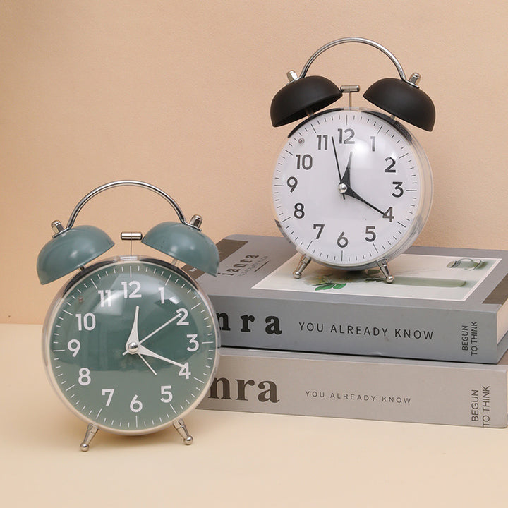 Classic alarm clock with double bell mechanism Bowlift