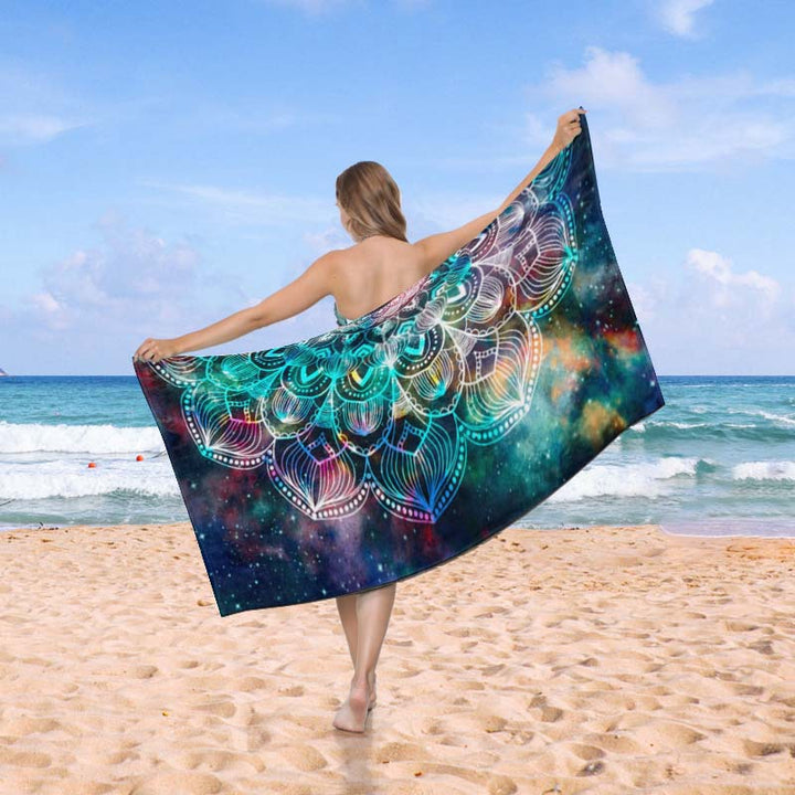Beach towel in creative wave pattern Bowlift