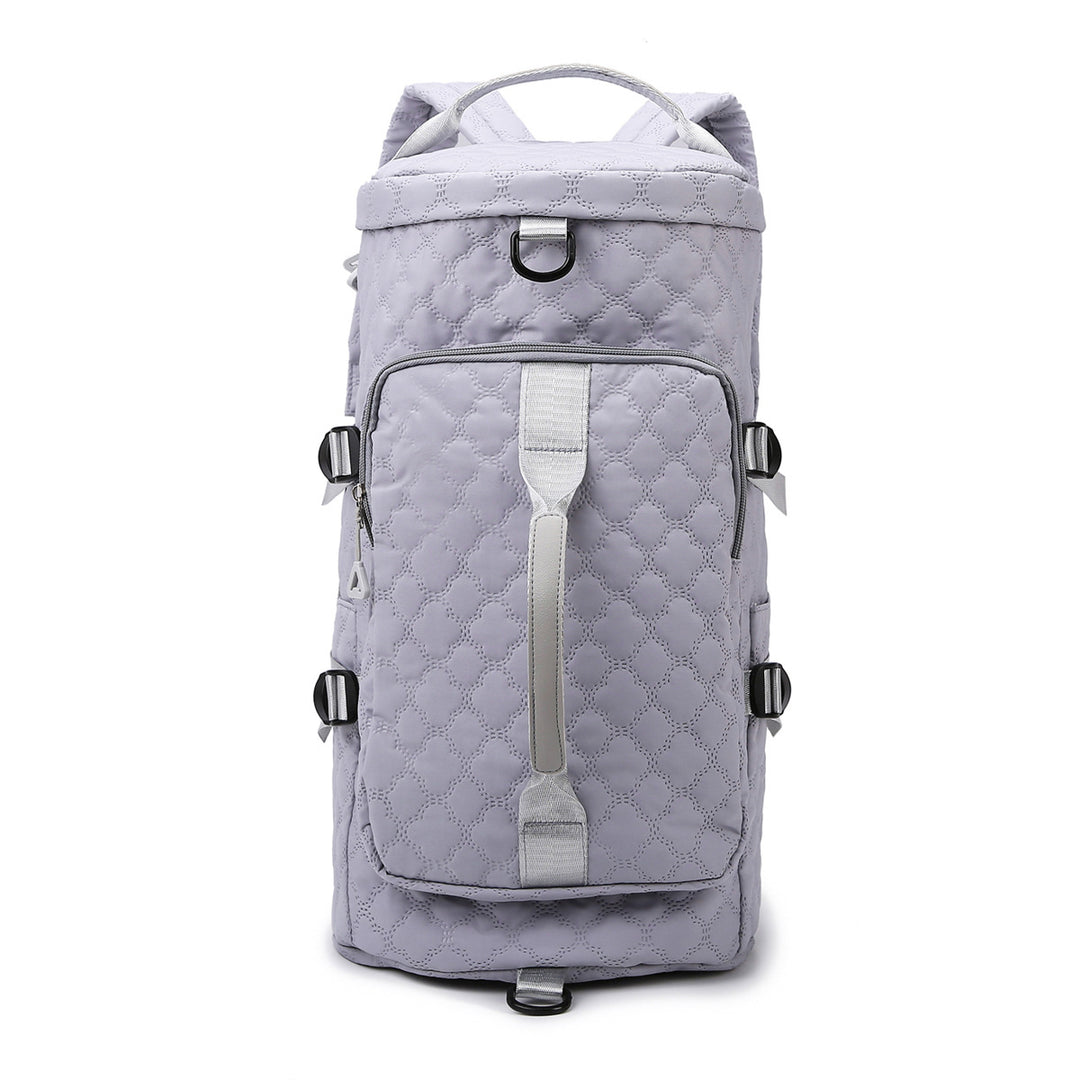 Quilted Multi-Functional Travel Backpack Bowlift