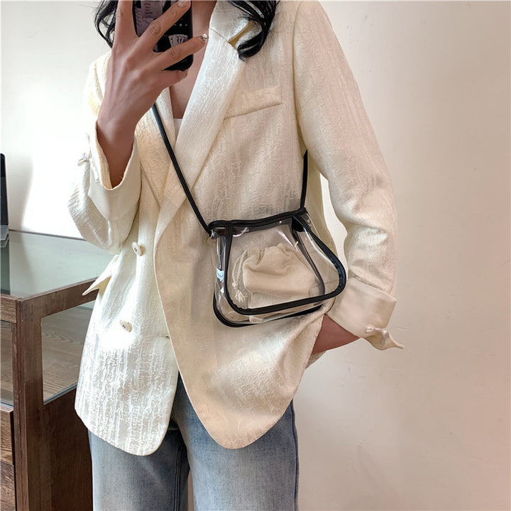 Transparent Mini Bucket Bag Bowlift
