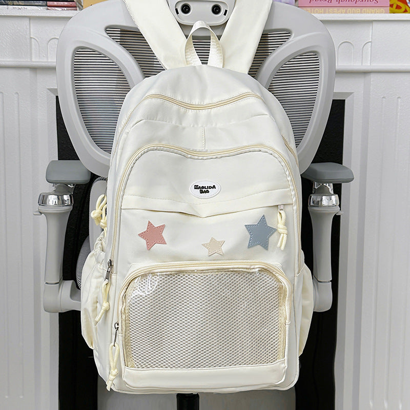 Fun-Star Patterned Backpack