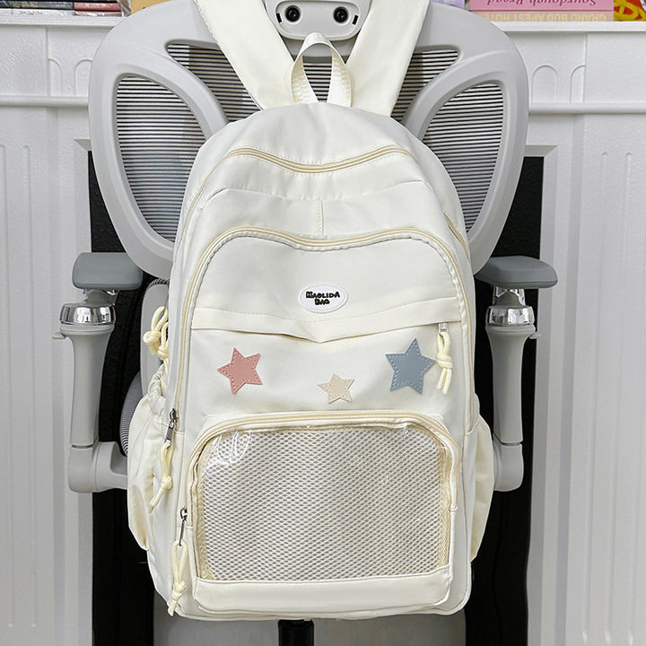 Fun-Star Patterned Backpack