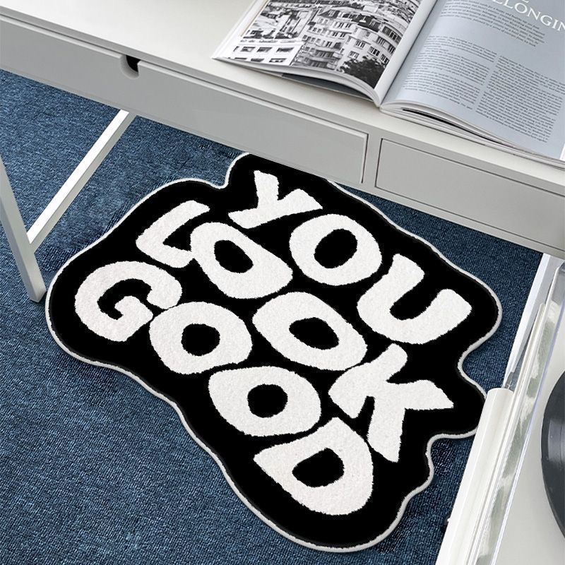 Motivational Quote Area Rug