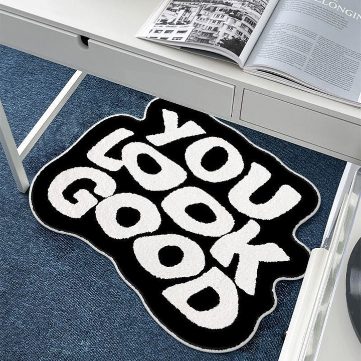Motivational Quote Area Rug