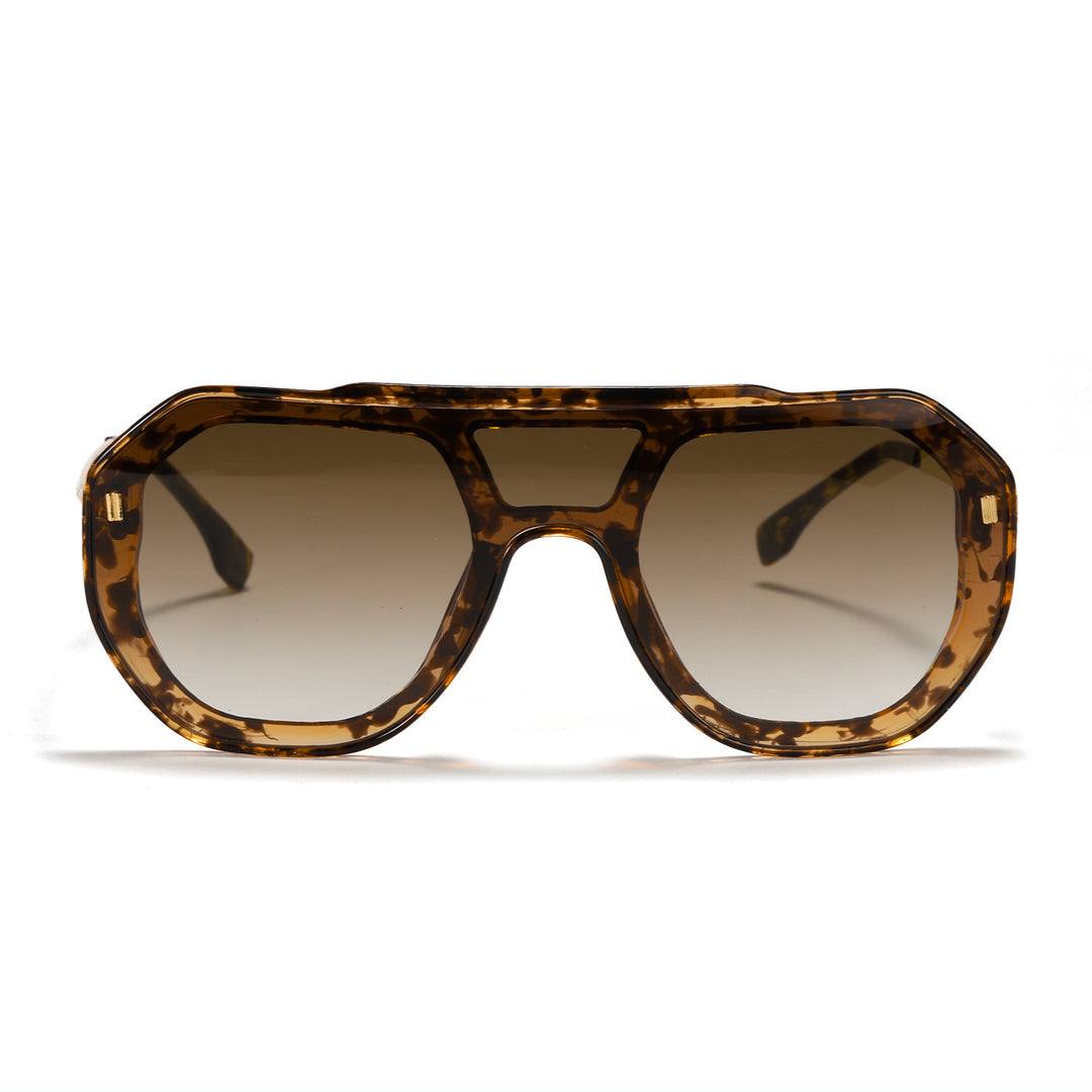Women oversized geometric sunglasses with elegant frame Bowlift
