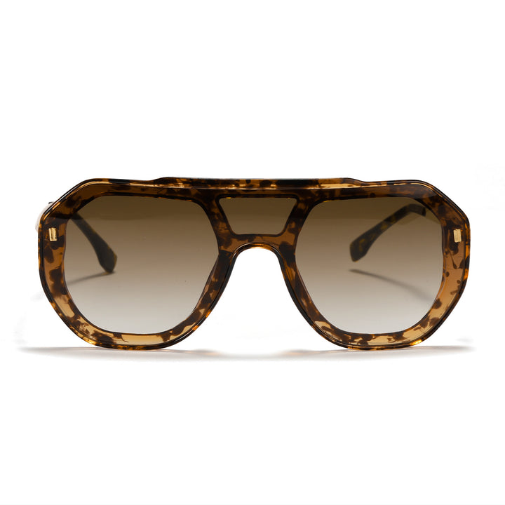 Women oversized geometric sunglasses with elegant frame Bowlift