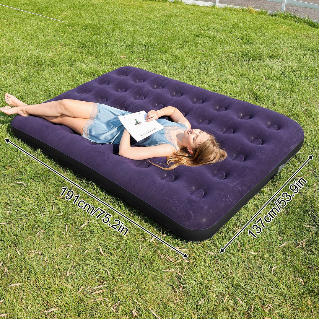 Women's Automatic Inflatable Air Bed with Integrated Pump Bowlift