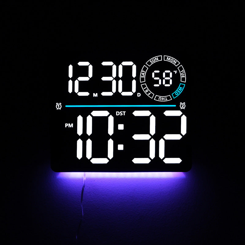 Digital Wall Clock Bowlift
