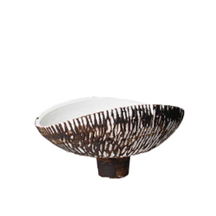 Decorative Textured Serving Bowl