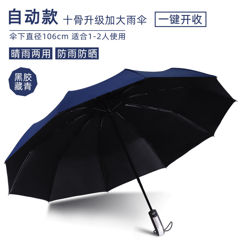 Women Automatic Umbrella Bowlift