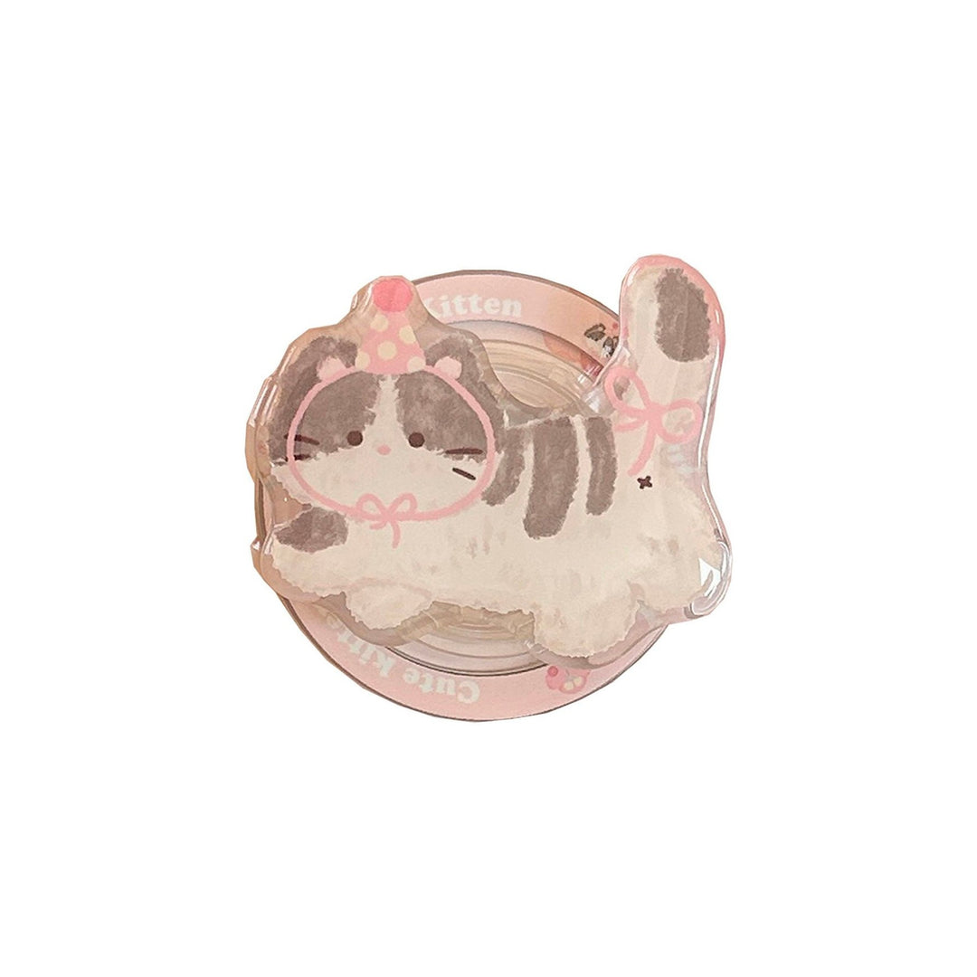 Smartphone Finger Holder in cute cat design Bowlift