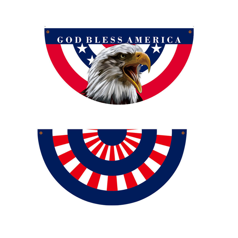 Unisex nan patriotic flag-style outdoor windsock streamer with reinforced ripstop fabric Bowlift