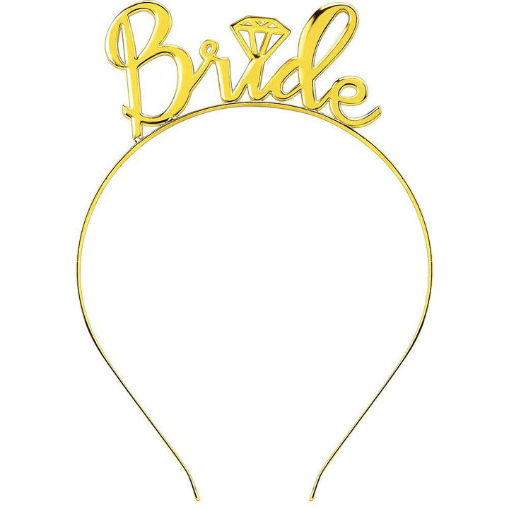 Ladies' Decorative Headband with "Bride" Inscription Bowlift