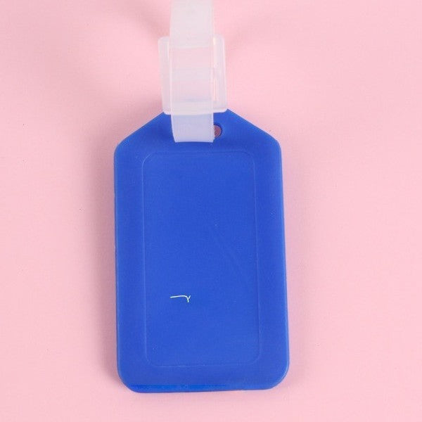 Unisex flexible silicone luggage tag Bowlift