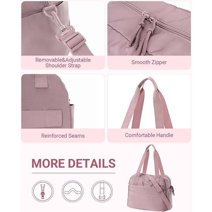 Practical and Stylish Travel Bag with Padded Interior Bowlift