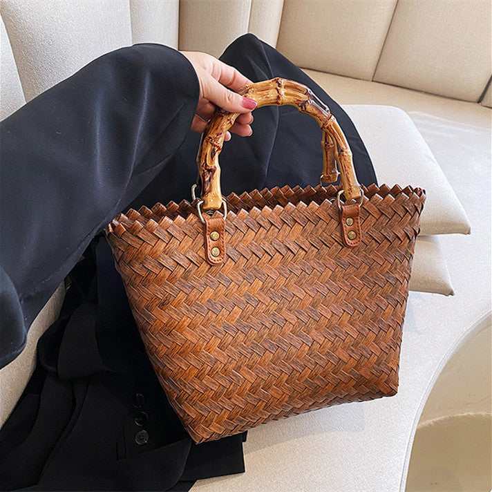 Elegant Woven Tote Bag Bowlift