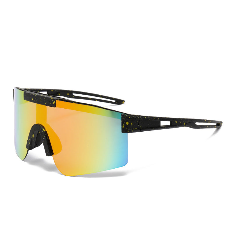 Unisex Sporty Oversized Shield Sunglasses Bowlift
