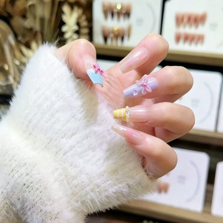 Creative Themed Press-On Nail Art Bowlift 1787394901