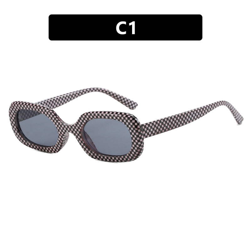 Women's oversized sunglasses with unusual pattern Bowlift