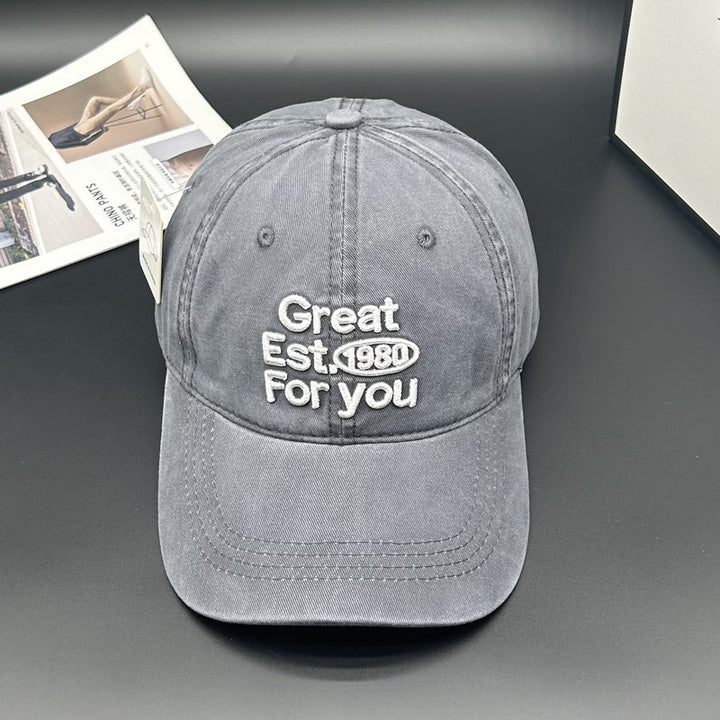 Unisex Graphic Embroidered Cap Bowlift