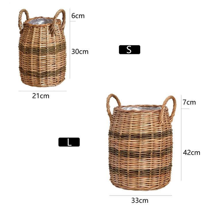 Braided Laundry Basket Bowlift