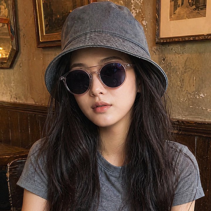 Women's fashionable cat-eye sunglasses with high-quality plastic frame and polarized lenses Bowlift