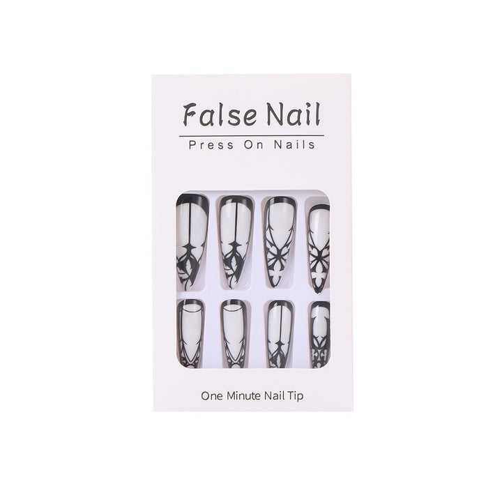 Creative nail art with floral design Bowlift