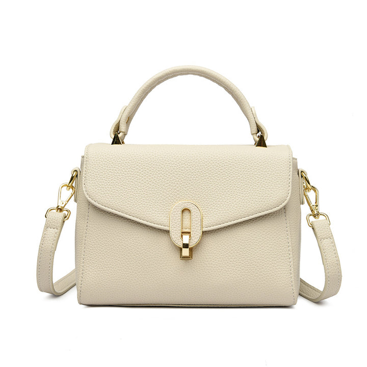 Elegant Structured Top-Handle Handbag Bowlift