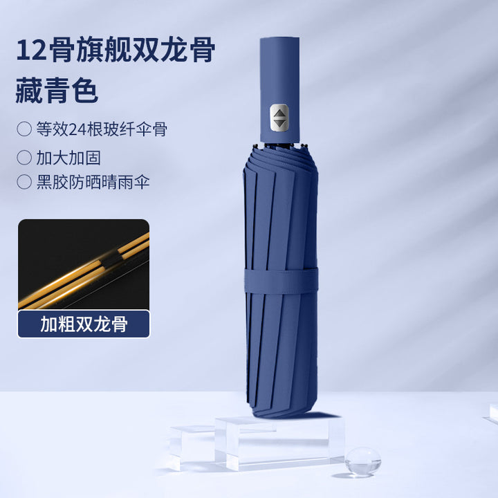 Women's Foldable Umbrella Bowlift