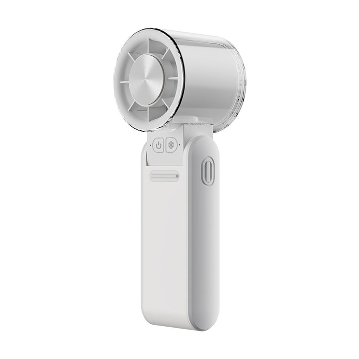 Women's Portable Mini Fan with USB Charging Function and LED Display Bowlift