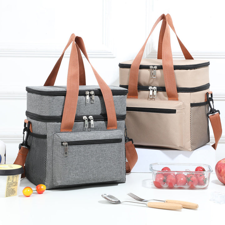 Multi-Compartment Insulated Food Storage Tote Bowlift