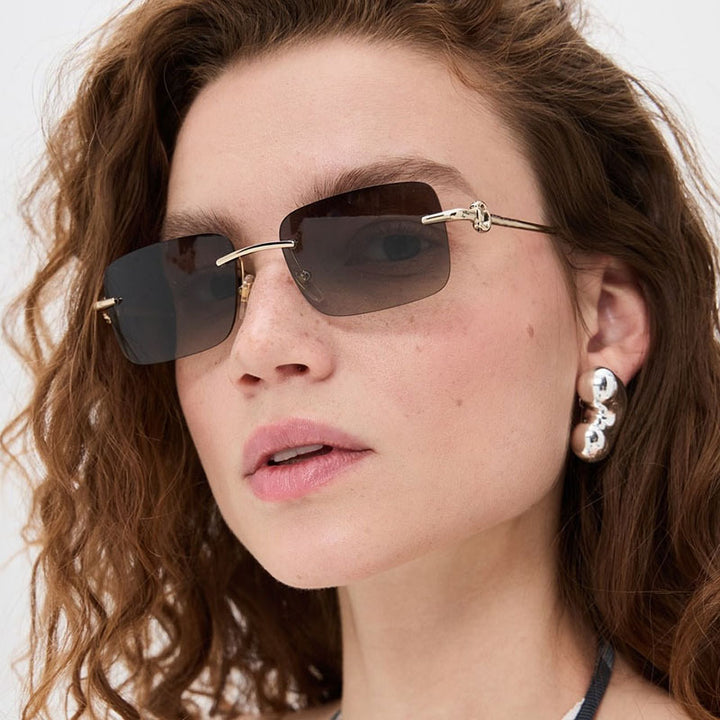 Ladies fashionable geometric glasses Bowlift