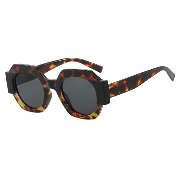 Ladies trendy sunglasses in hexagonal design Bowlift