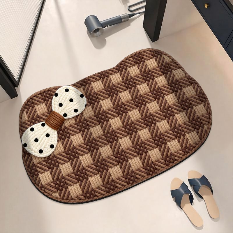 Cozy Decorative Bath Mat Bowlift
