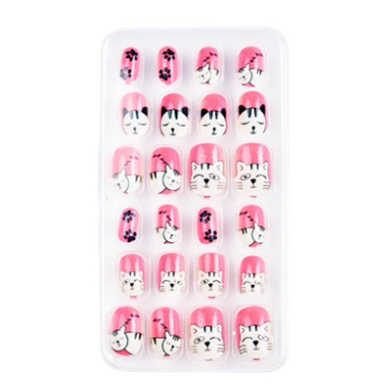 Decorative Animal-Themed Press-On Nails Bowlift
