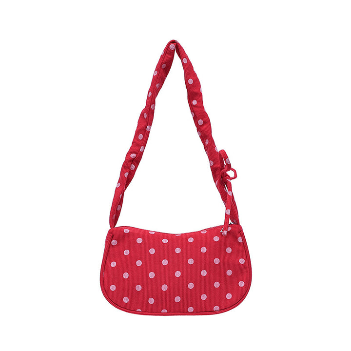 WoVintage Polka Dot Crossbody Handbag Bowlift